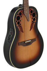 Ovation E-akustisk Gitarer Pro Series Elite Deep Bowl Non-Cutaway 12-strengs - Sunburst (1758-1-G)