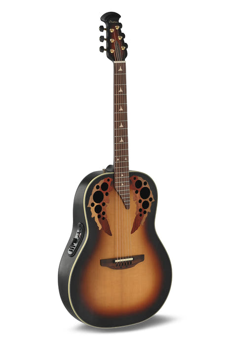 Ovation E-akustisk Gitarer Pro Series Elite Deep Bowl uten cutaway - Sunburst (1718-1-G)