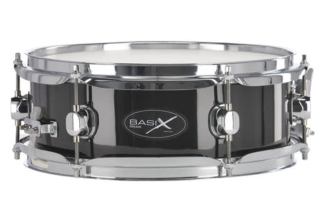 Basix Classic Wood skarptromme 12" x 4,5", poppel, svart