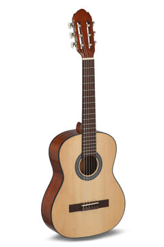 GEWA klassisk gitar Student Natural - 1/2 størrelse natur