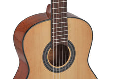 GEWA klassisk gitar Student Natural - 1/2 størrelse natur