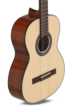 GEWA klassisk gitar Student Natural - 7/8 størrelse natur
