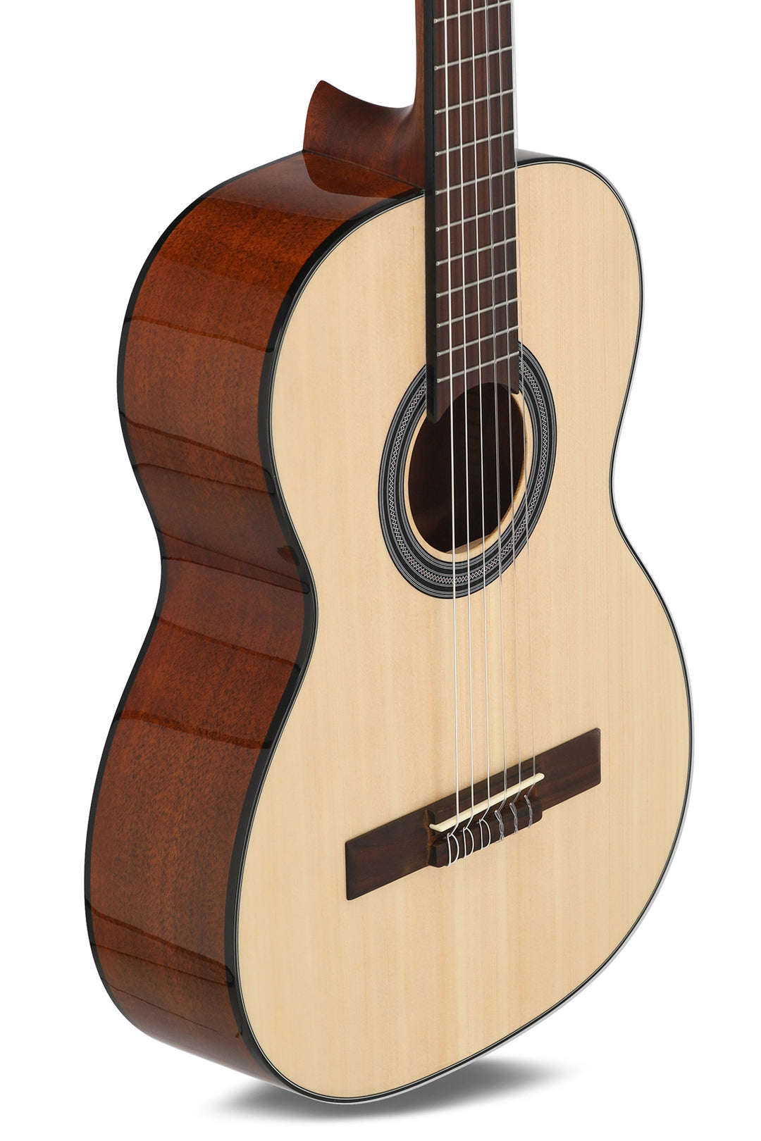 GEWA klassisk gitar Student Natural - 7/8 størrelse natur