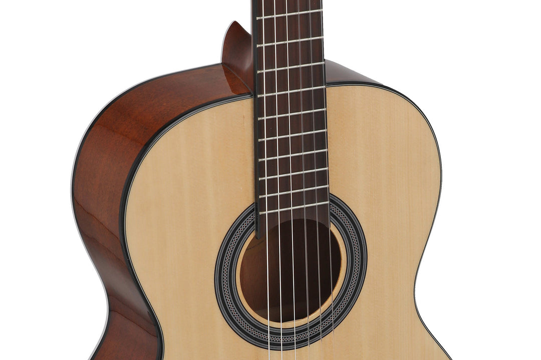 GEWA klassisk gitar Student Natural - 7/8 størrelse natur