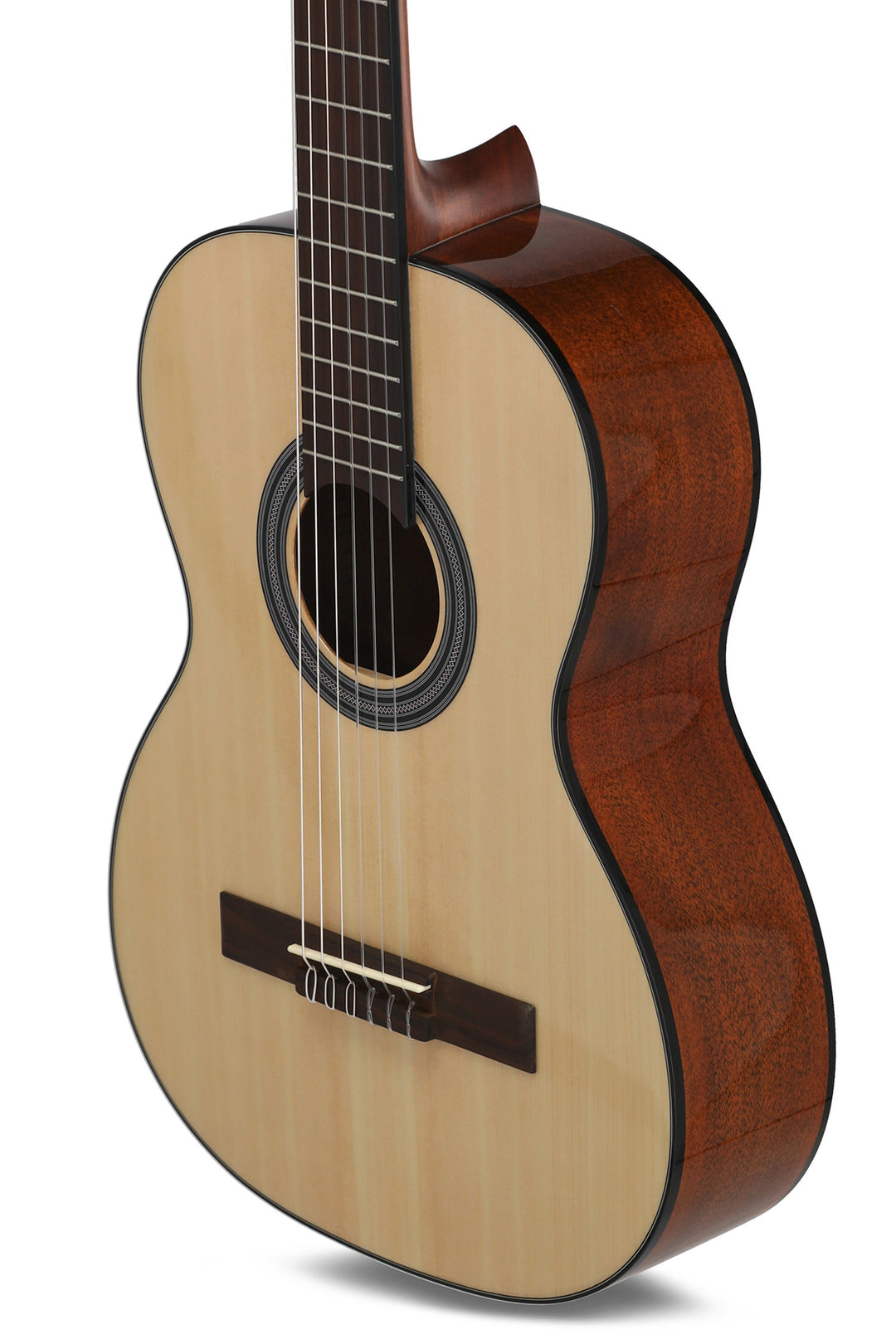 GEWA klassisk gitar Student Natural - 7/8 størrelse natur