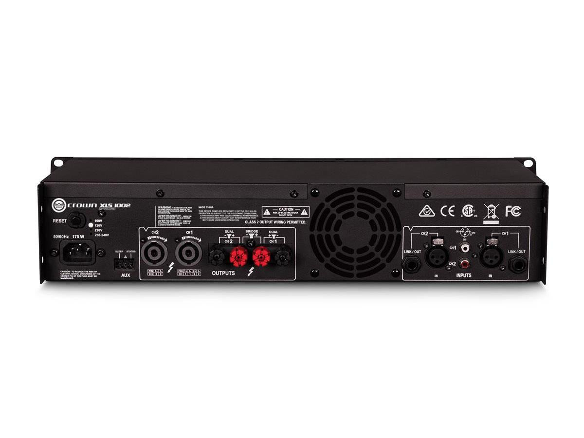 Crown XLS1002 - 2-kanals forsterker 2x350W @ 4Ω med DSP