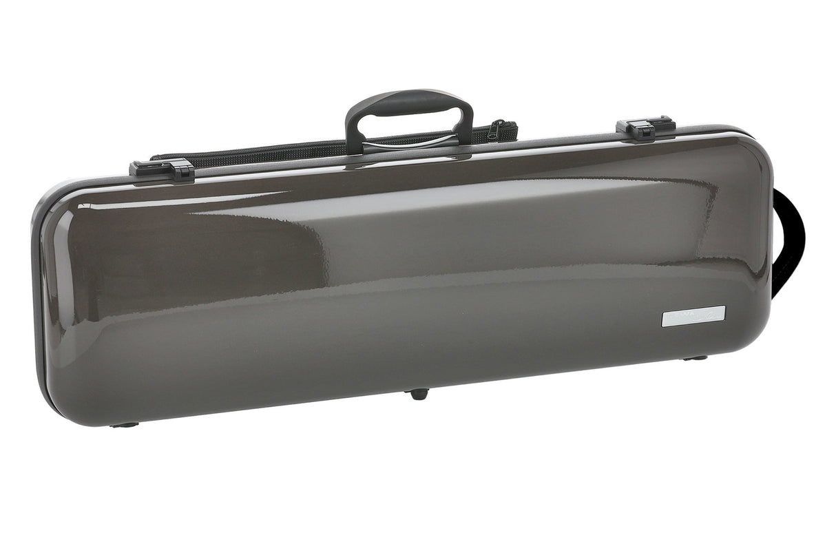 GEWA Fioliner-koffert Air 2.1 - Brun høyglans (med sidehåndtak)