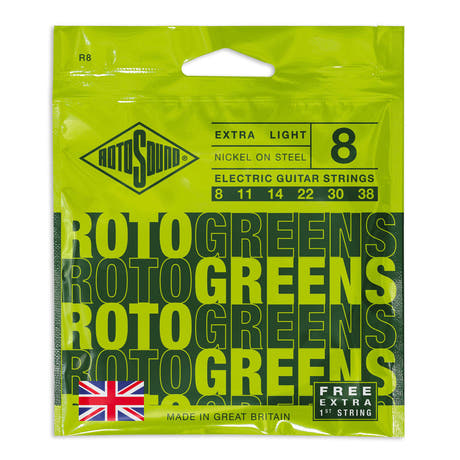 Rotosound Roto Greens R8 elgitarstrenger 8-38