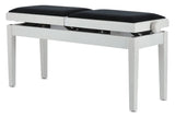 GEWA pianokrakk Deluxe Double - Hvit matt