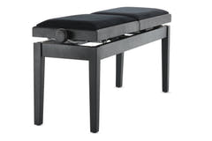 GEWA pianokrakk Deluxe Double - Svart matt
