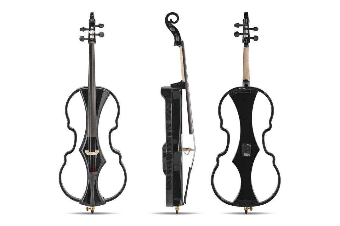 GEWA E-Cello Novita 3.0 - svart høyglans (4/4)