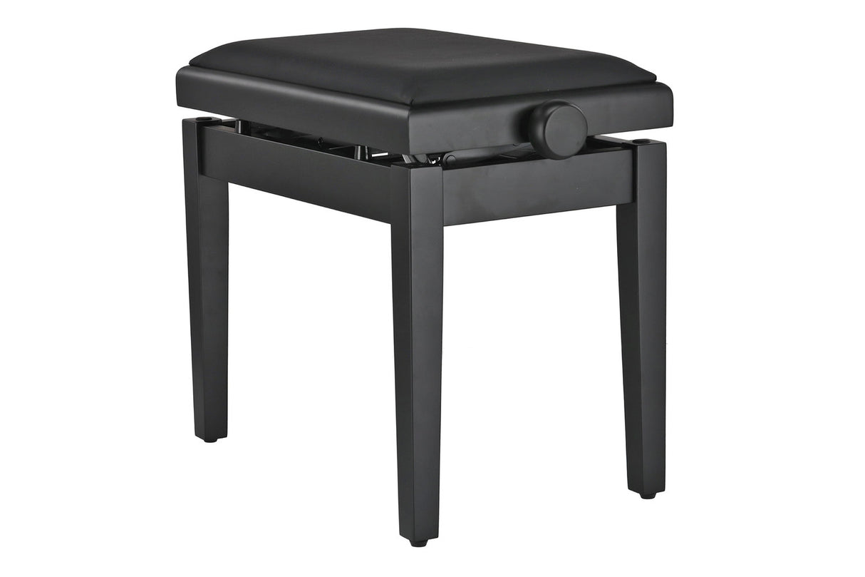 GEWA pianokrakk Deluxe Autolift Vinyl - Black matt (Seat black)
