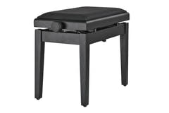GEWA pianokrakk Deluxe Autolift Vinyl - Black matt (Seat black)