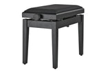 GEWA pianokrakk Deluxe Autolift Vinyl - Black matt (Seat black)