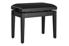 GEWA pianokrakk Deluxe Autolift Vinyl - Black matt (Seat black)