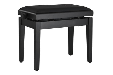 GEWA pianokrakk Deluxe Autolift Vinyl - Black matt (Seat black)