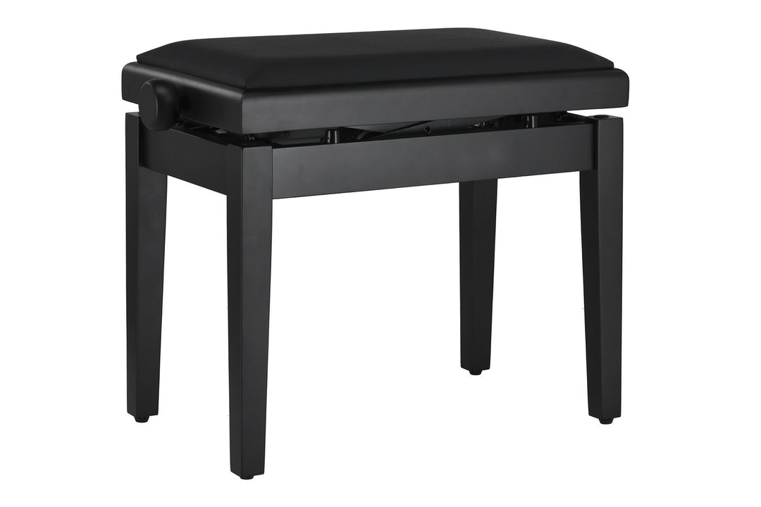 GEWA pianokrakk Deluxe Autolift Vinyl - Black matt (Seat black)