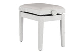 GEWA pianokrakk Deluxe Autolift Vinyl - White matt (White seat)