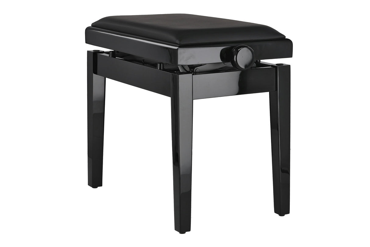 GEWA pianokrakk Deluxe Autolift Vinyl - Black highgloss (Seat black)