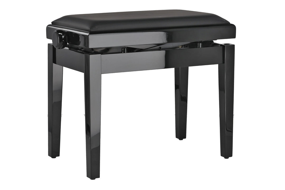 GEWA pianokrakk Deluxe Autolift Vinyl - Black highgloss (Seat black)