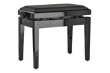 GEWA pianokrakk Deluxe Autolift Vinyl - Black highgloss (Seat black)