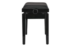 GEWA pianokrakk Deluxe Autolift Vinyl - Black highgloss (Seat black)