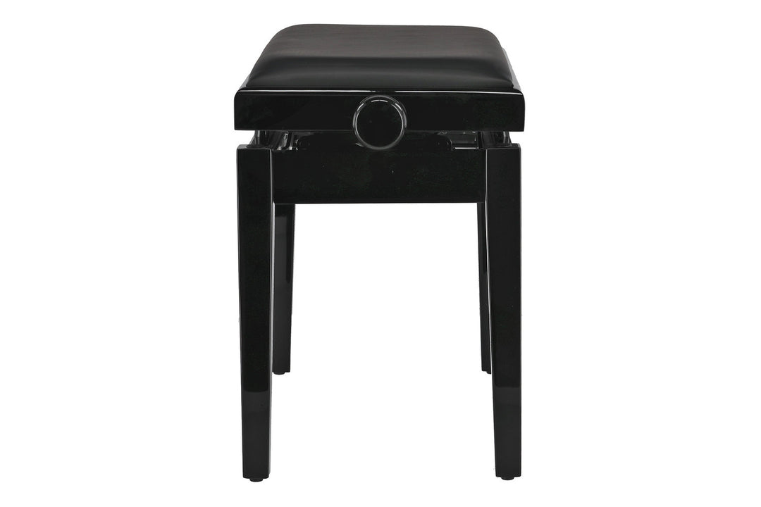 GEWA pianokrakk Deluxe Autolift Vinyl - Black highgloss (Seat black)