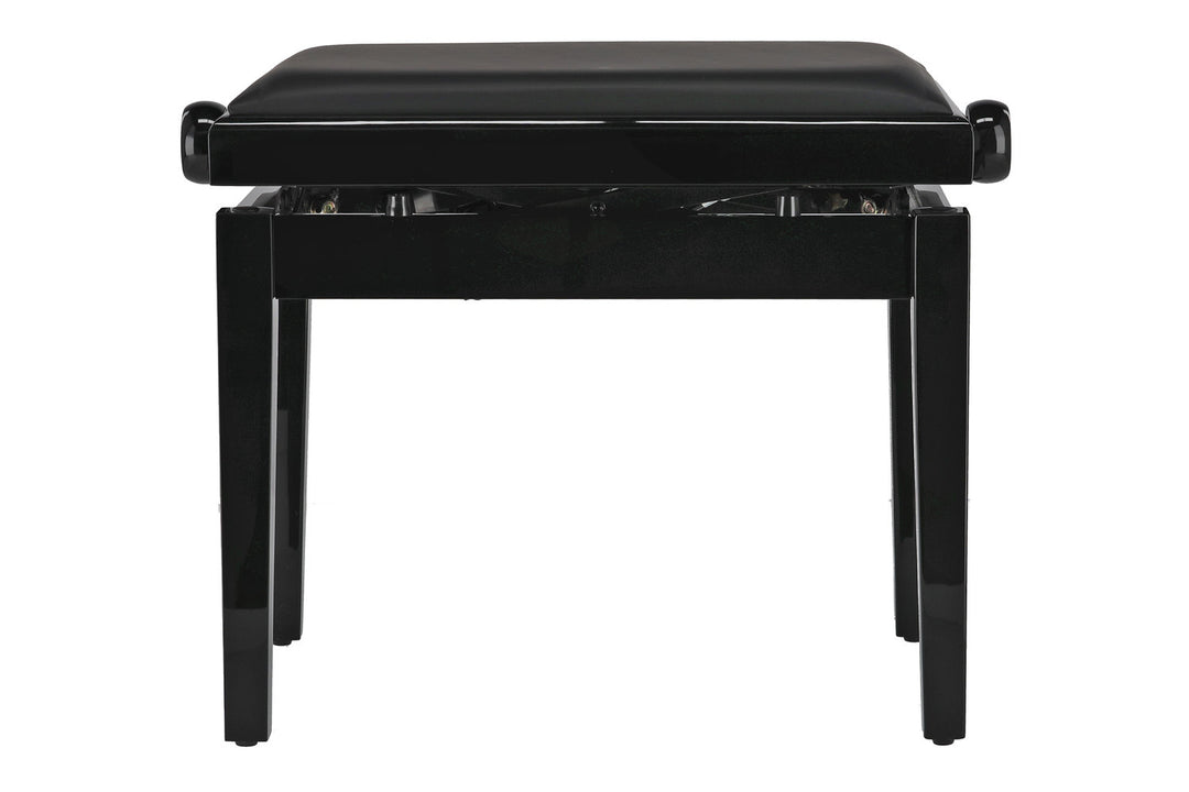 GEWA pianokrakk Deluxe Autolift Vinyl - Black highgloss (Seat black)