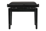 GEWA pianokrakk Deluxe Autolift Vinyl - Black highgloss (Seat black)