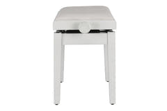 GEWA pianokrakk Deluxe Autolift Vinyl - White matt (White seat)