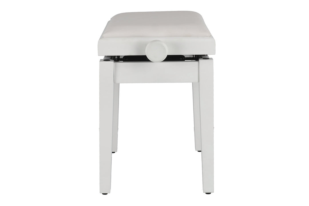 GEWA pianokrakk Deluxe Autolift Vinyl - White matt (White seat)