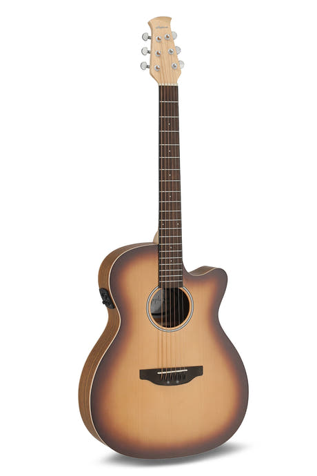 Applause E-akustisk Gitarer Jump OM Electro Cut - Peach Burst (AEO-69-PB)