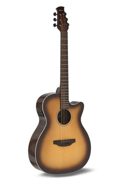 Applause E-akustisk Gitarer Jump OM Electro Cut Gloss - Tobacco Burst (AEO-69-TB)