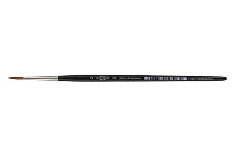 Habico nr. 105 retusjeringspensel i rødmår, 13 mm