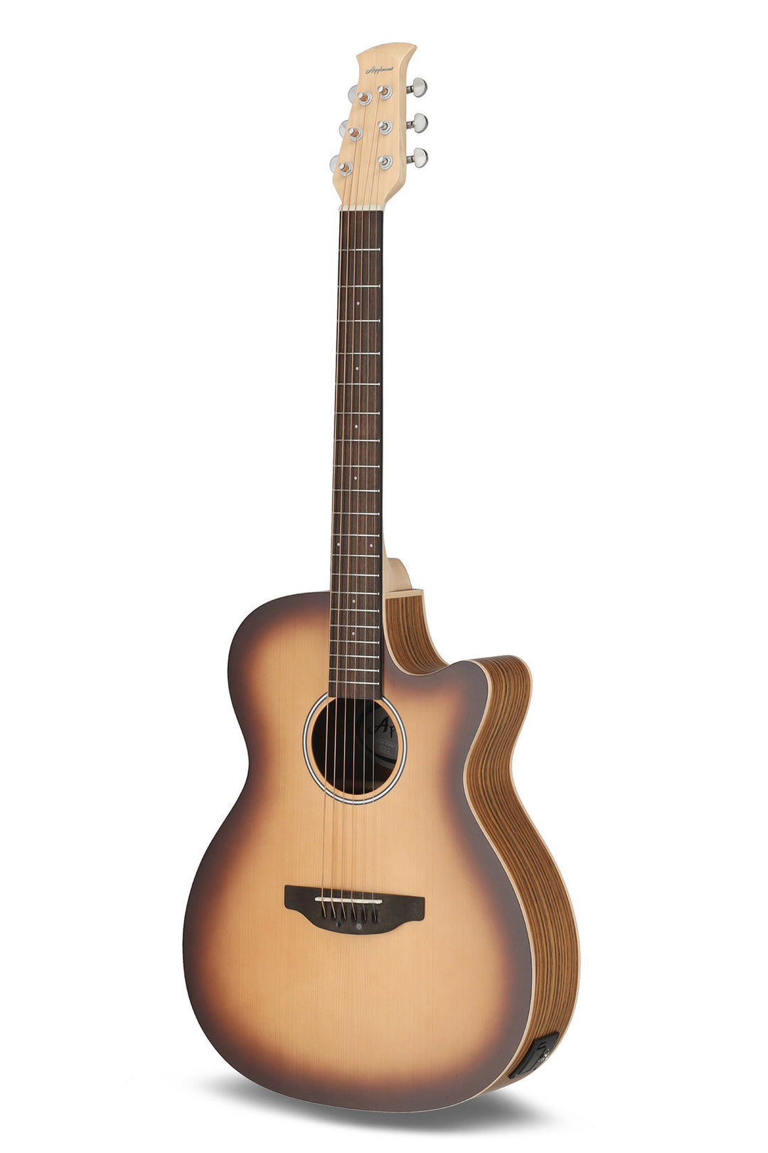 Applause E-akustisk Gitarer Jump OM Electro Cut - Peach Burst (AEO-69-PB)