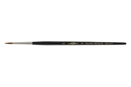 Habico nr. 115 retusjeringspensel i rødmår, 11 mm