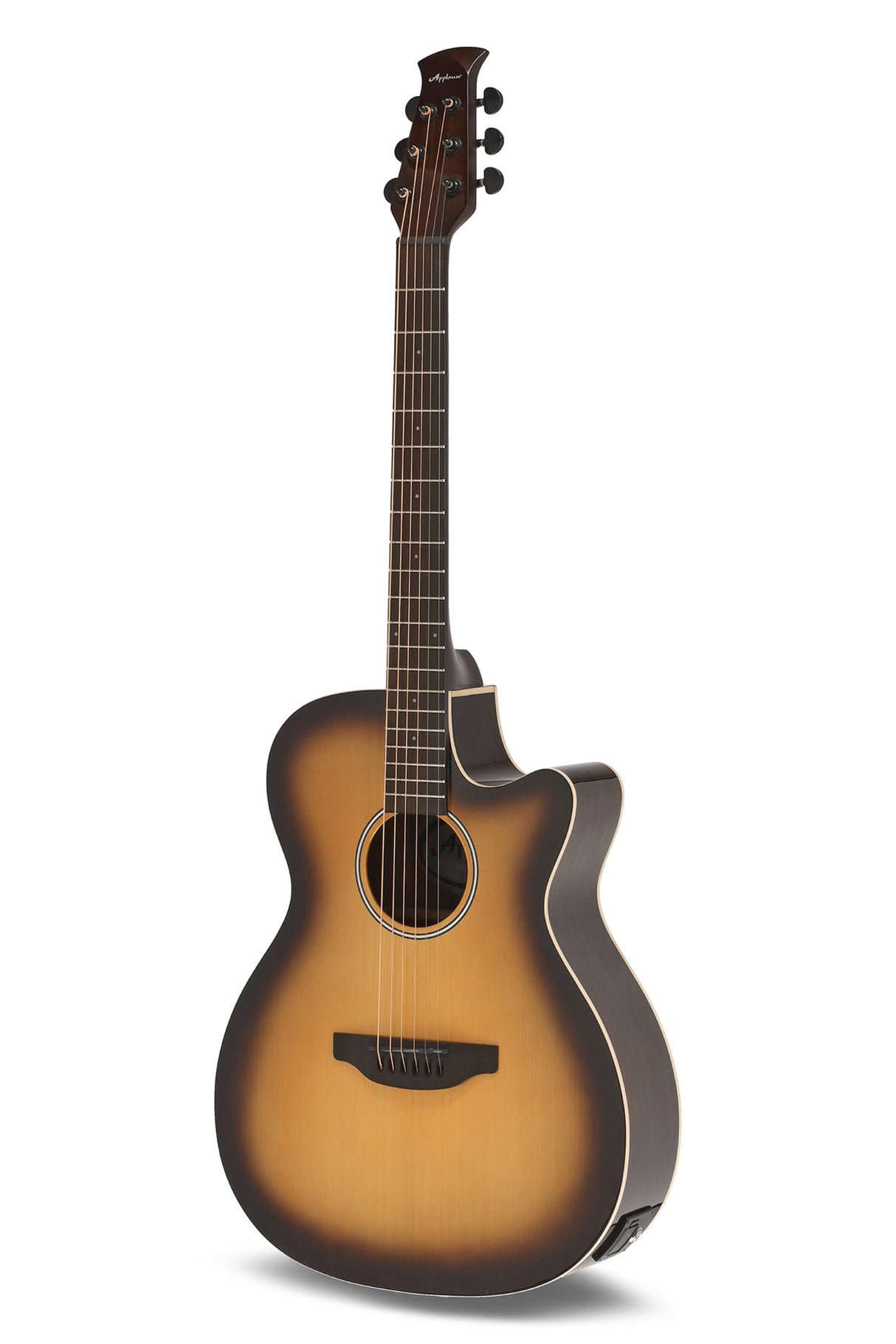 Applause E-akustisk Gitarer Jump OM Electro Cut Gloss - Tobacco Burst (AEO-69-TB)