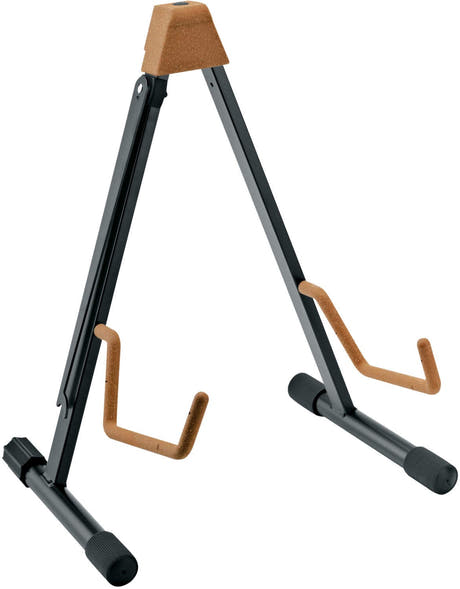 K&M 14130 Cello-stativ med korkoverflater.