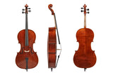 GEWA Sonata Europa cello 1/2, satt opp med massarandubabue og veske