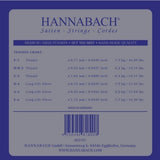 Hannabach 950 H/B2 diskantstreng, klassisk gitar, medium/high tension