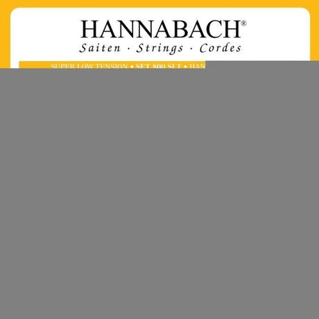 Hannabach 800 diskantsett E1, H/B2 og G3, superlav spenning
