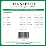 Hannabach 800 diskantsett E1, H/B2 og G3, low tension