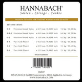 Hannabach 825 D4-bassstreng til klassisk gitarer, medium tension