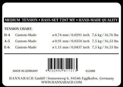 Hannabach strenger for klassisk gitar Series 728 Medium Tension Custom Made - 3 bass-strenger medium (7287MT)
