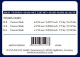 Hannabach strenger for klassisk gitar Series 728 High Tension Custom Made - 3 bass-strenger high (7287HT)