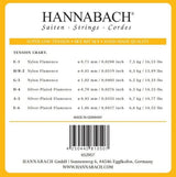 Hannabach 827 diskantsett E1, H/B2 og G3, superlav spenning