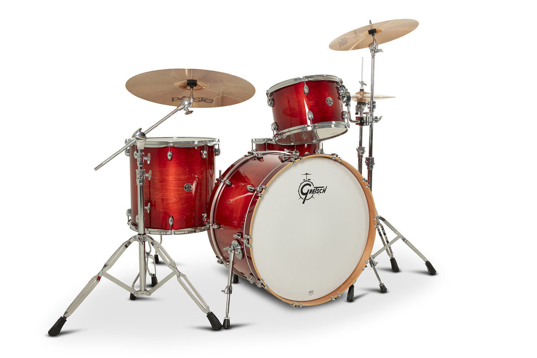 Gretsch shell-sett Catalina Club - Gloss Crimson Burst (CC2-R444C-GCB)