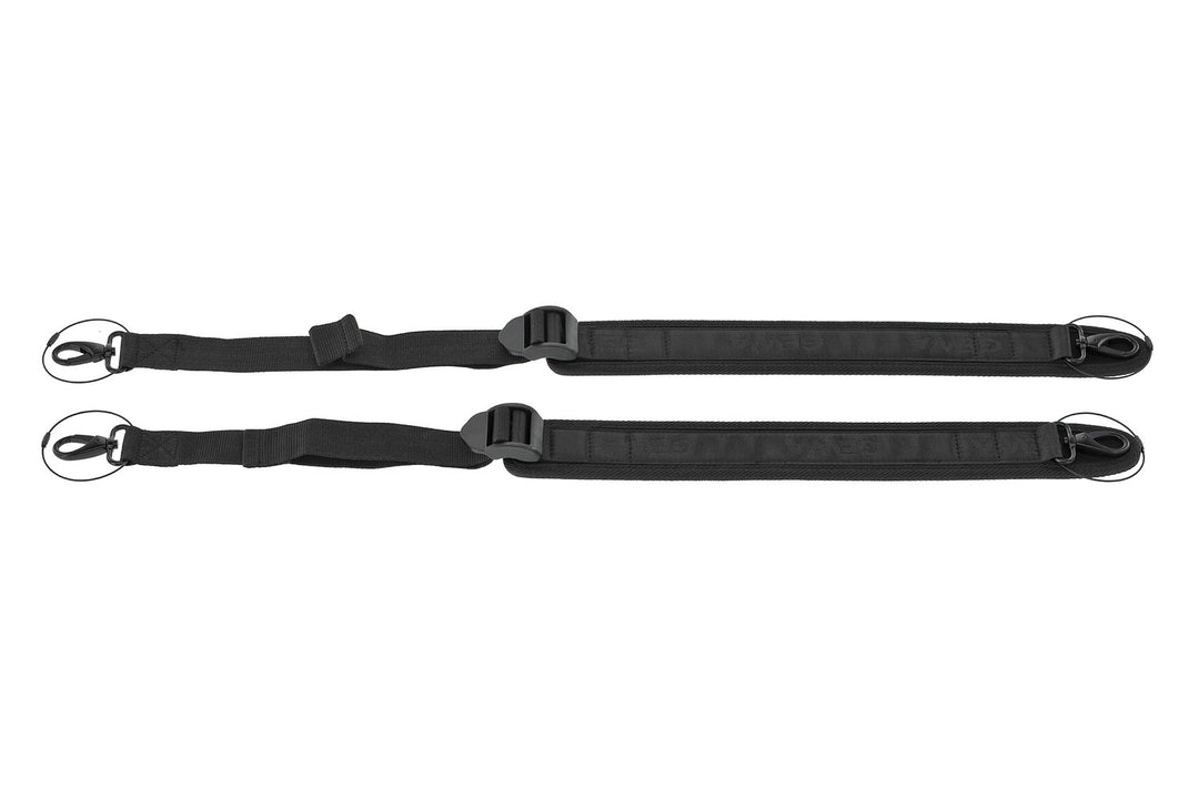 GEWA Fioliner-etui Air 2.1 - Ryggsekkstropper, 2 deler (svart karabinkrok 56-96 cm)