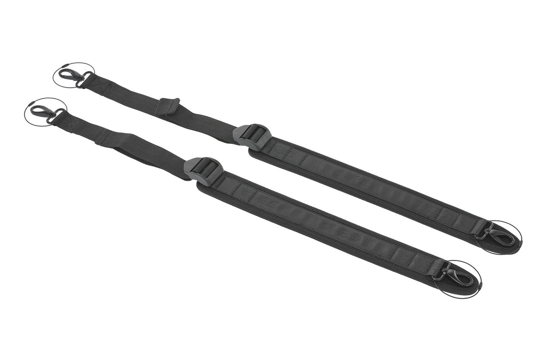 GEWA Fioliner-etui Air 2.1 - Ryggsekkstropper, 2 deler (svart karabinkrok 56-96 cm)