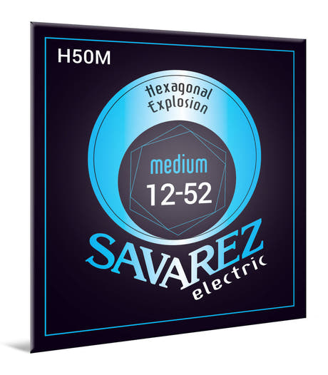 Savarez H50M Hexagonal Explosion elgitarstrenger, medium .012 til .052